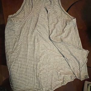 Lululemon striped tie back tank
